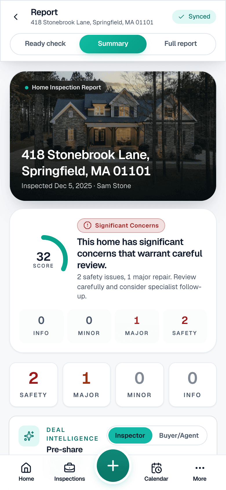 SightSpec field app — By the truck, it's a report